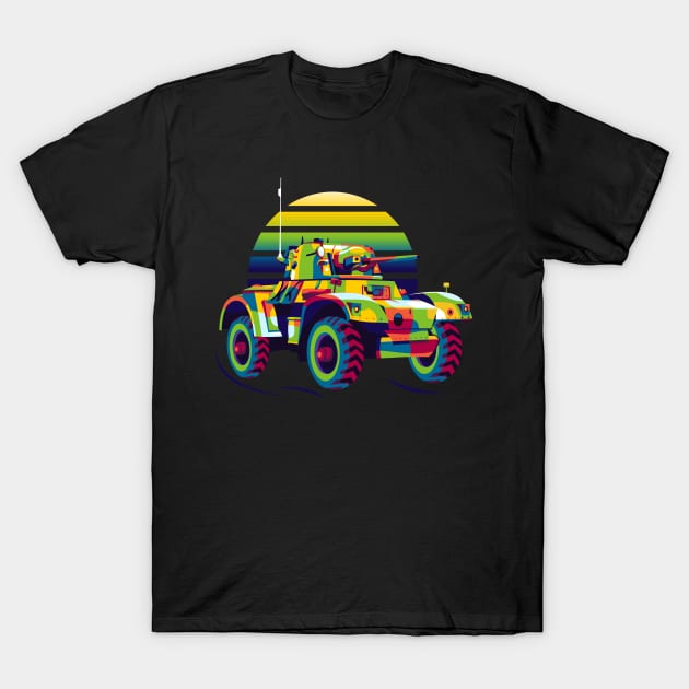 Daimler Armoured Car T-Shirt by wpaprint